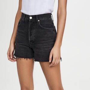 Agolde Black Jean Shorts for Women
